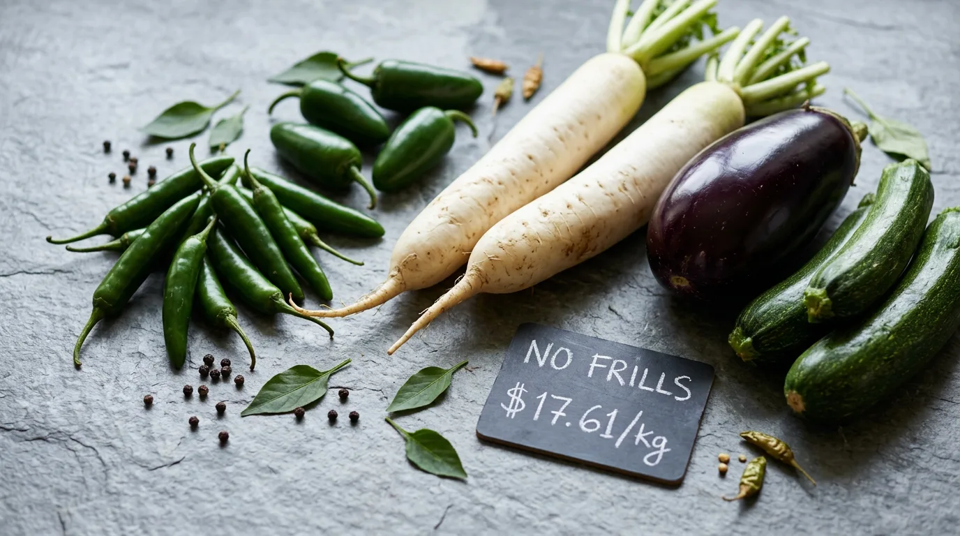 Edmonton vegetable prices comparison